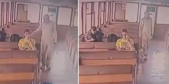 Saçın güzelmiş dedi, vapurda oturan çocuğun saçını yaktı