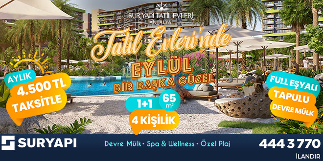 Sur Yapı Tatil Evlerinden Öğretmenlere Özel İndirimler