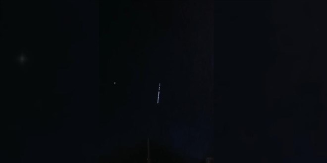 Erzincan'da Starlink uydular grntlendi