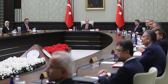 Cumhurbaşkanlığı Kabine Toplantısı sona erdi