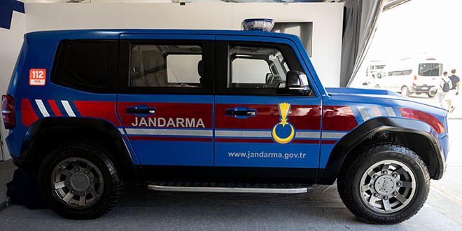 Jandarmanın yerli SUV aracı ilk kez ortaya çıktı