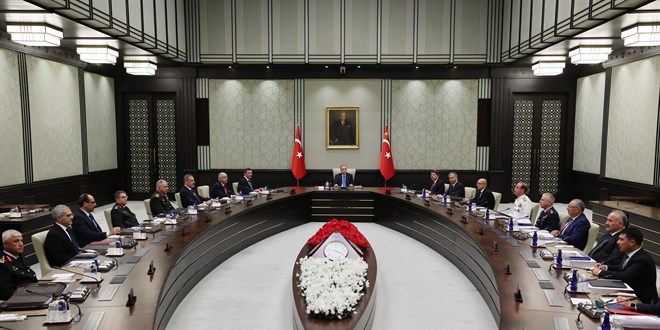 Milli Güvenlik Kurulu toplantısı sona erdi