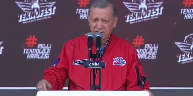 Erdoan'dan 'teknofest' ars