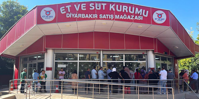 Diyarbakr'da Et ve St Kurumu'nda ucuz et sras