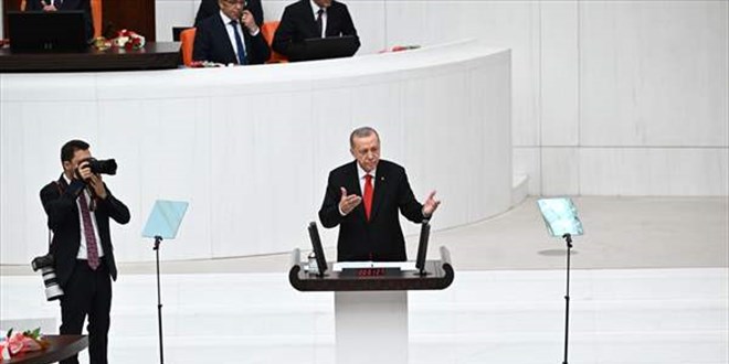 Cumhurbaşkanı Erdoğan TBMM'de