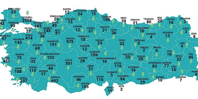 Bakan Uraloğlu açıkladı: İşte şarj istasyonu haritamız