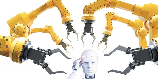 Bilim Kurgu Filmi gibi! Robotlar insansz fabrikada robot retecek