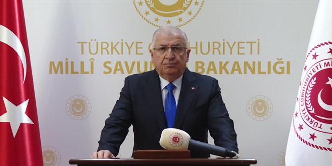 Milli Savunma Bakanı Güler'den 'terörle mücadele' mesajı