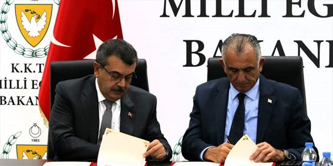 Türkiye ile KKTC arasında eğitim alanında işbirliği protokolü imzalandı
