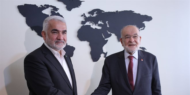 Temel Karamollaoğlu ve Zekeriya Yapıcıoğlu bir araya geldi