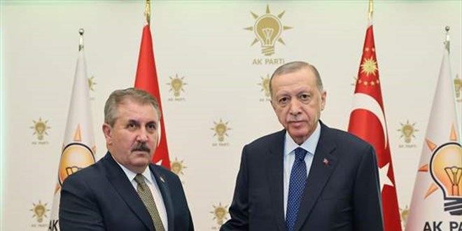 Cumhurbakan Erdoan Destici'yi kabul etti