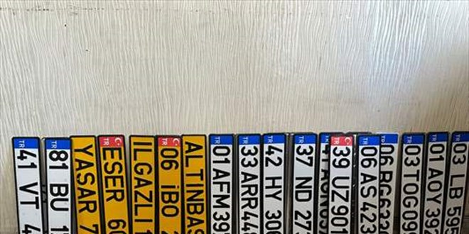 Ankara'da sahte plaka operasyonunda 8 şüpheli gözaltına alındı