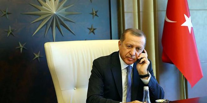 Erdoğan'dan A Milli Futbol Takımı'na tebrik telefonu