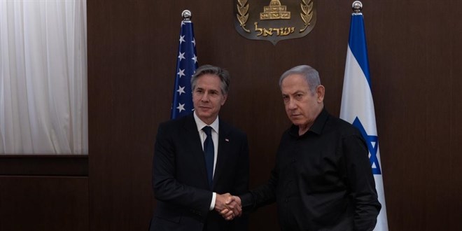 Siren sesleri yükselince Netanyahu ve Blinken sığınağa indi