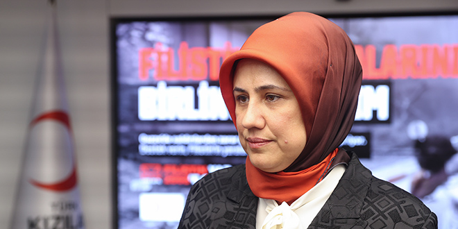 T�rk K�z�laydan Gazze i�in 'insani yard�m koridorunu a��n' �a�r�s�