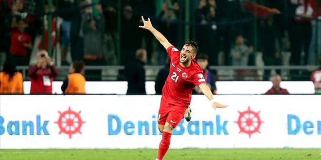 Yunus Akgün'ün Letonya'ya attığı gol, haftanın 'en iyisi' seçildi