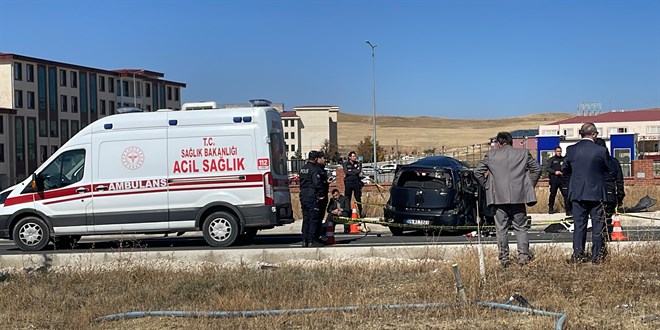 Bayburt'ta trafik kazasında 1 kişi öldü, 2 kişi yaralandı