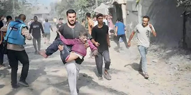 Gazze'de srail saldrlar sonucu bir gecede 110 Filistinli hayatn kaybetti