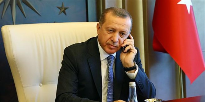 Erdoğan Putin ile telefonda görüştü