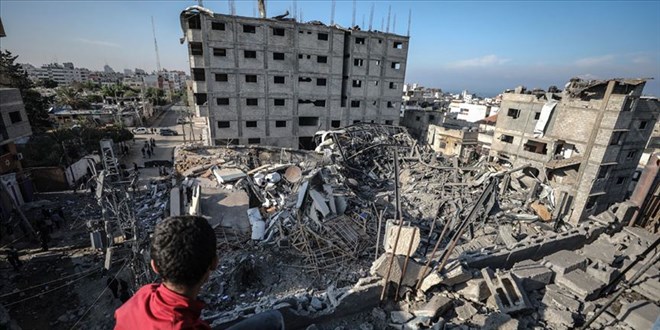 srail'in Gazze'ye ynelik saldrlarnda 29 bin konut tamamen ykld