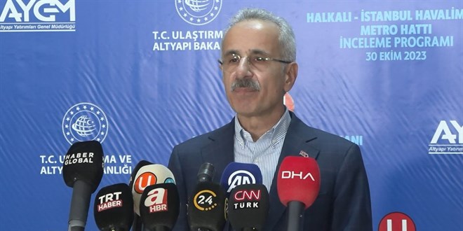 Bakan Uraloğlu, Halkalı - İstanbul Havalimanı metrosu açılışı için tarih verdi
