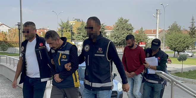 Karaman'da uyuşturucu operasyonunda 3 şüpheli tutuklandı
