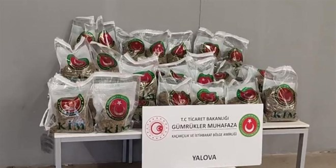 Bakan Bolat: 10 milyon lira değerinde 80 kilo esrar ele geçirildi