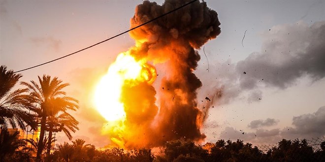 srail'in Gazze'ye saldrlarnda ldrlenlerin says 9 bin 61'e ykseldi
