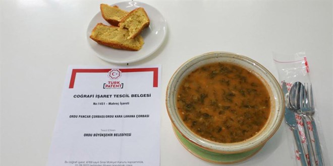 'Ordu karalahana çorbası' tescillendi