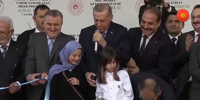 Kurdeleyi erken kesti, Erdoğan'ın tepkisi yüzleri güldürdü