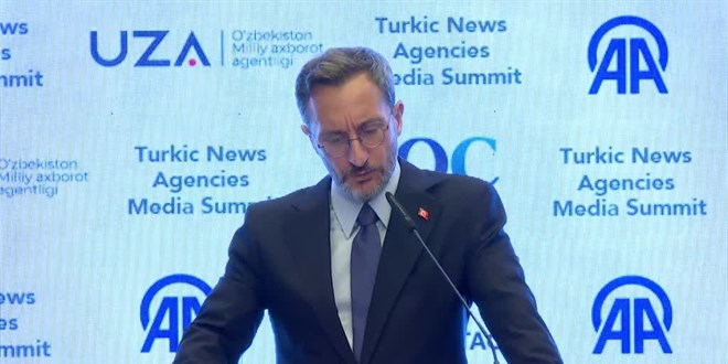 İletişim Başkanı Fahrettin Altun, 'Türk Haber Ajansları Medya Zirvesi'nde konuştu