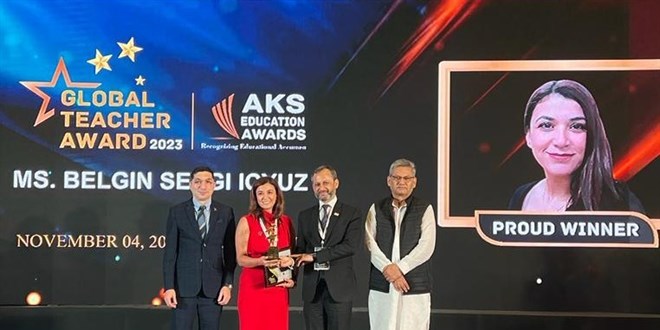 Özel Eğitim Öğretmeni İçyüz, küresel öğretmen birincilik ödülü aldı