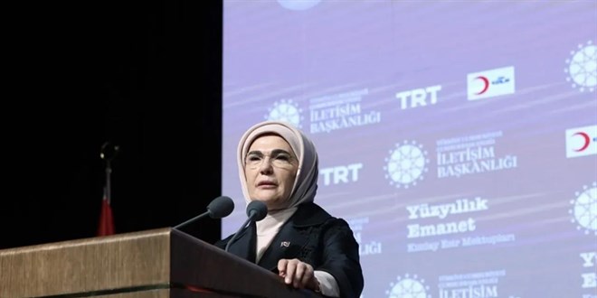 Emine Erdoğan: İsrail ordusu bir milleti tarihten silmeye çalışıyor