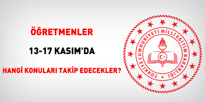 retmenler 13-17 Kasm'da hangi konular takip edecekler?