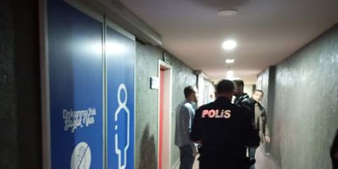 Samsun'da bir kii alveri merkezi tuvaletinde l bulundu