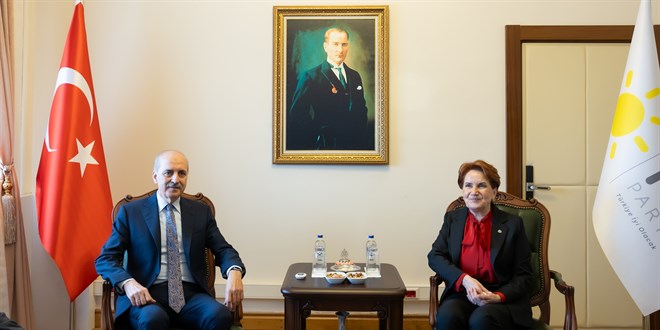 Kurtulmuş, İYİ Parti Genel Başkanı Akşener'i ziyaret etti