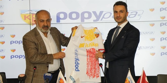 Popy Para ve Kayserispor arasnda nemli bir sponsorluk anlamas imzaland