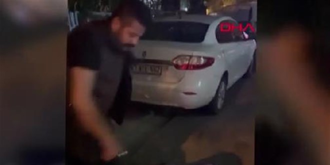Bahçelievler'de sokak ortasında darbedip, kameraya kaydettirdi