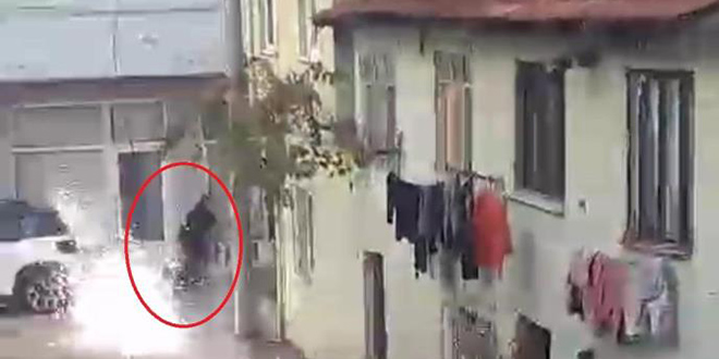 Video çekmek isterken canından oluyordu