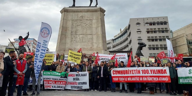 Öğretmenlerden 'Şubat'ta mülakatsız 100 bin atama' talebi