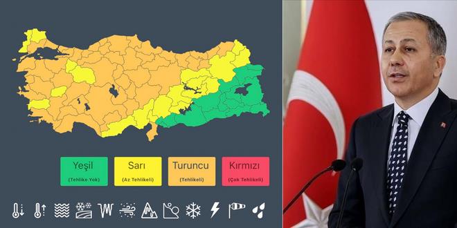 İçişleri Bakanı Yerlikaya'dan 64 ile uyarı!