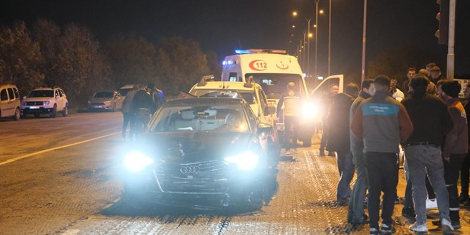 Konya'da zincirleme trafik kazası: 5 yaralı