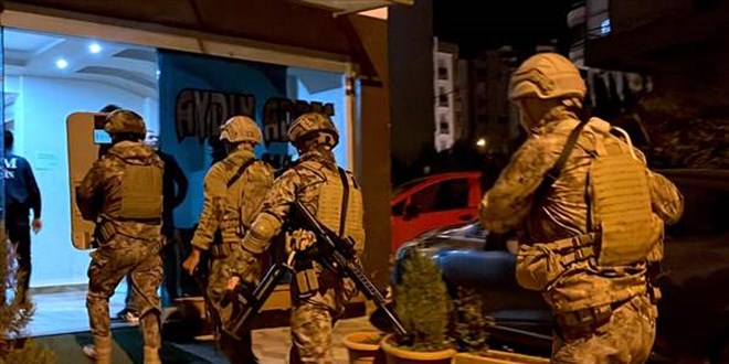 Mersin'de terr rgtleri PKK/KCK ve FET'ye ynelik e zamanl operasyon