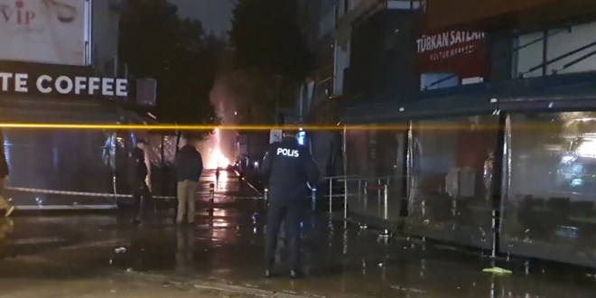 İzmir'de elektrik onarım çalışmaları sırasında doğal gaz borusu patladı