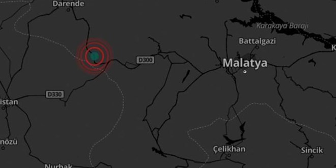 Malatya'da 4.8 büyüklüğünde deprem meydana geldi