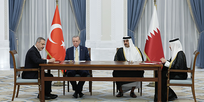 Türkiye ile Katar arasında ortak bildiri ve 12 anlaşma imzalandı