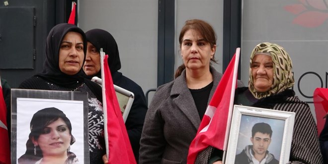 Van annelerinin evlat nöbetine bir aile daha katıldı