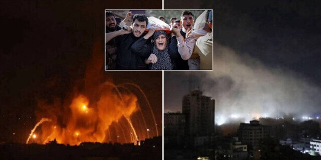 Terör devleti İsrail'in Gazze'deki katliamları korkunç boyutlara ulaştı