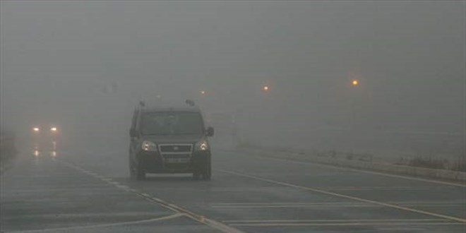 Bolu Da kesiminde sis etkili oldu