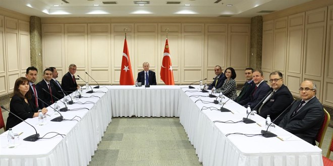 Cumhurbaşkanı Erdoğan, TOTBİD üyelerini kabul etti